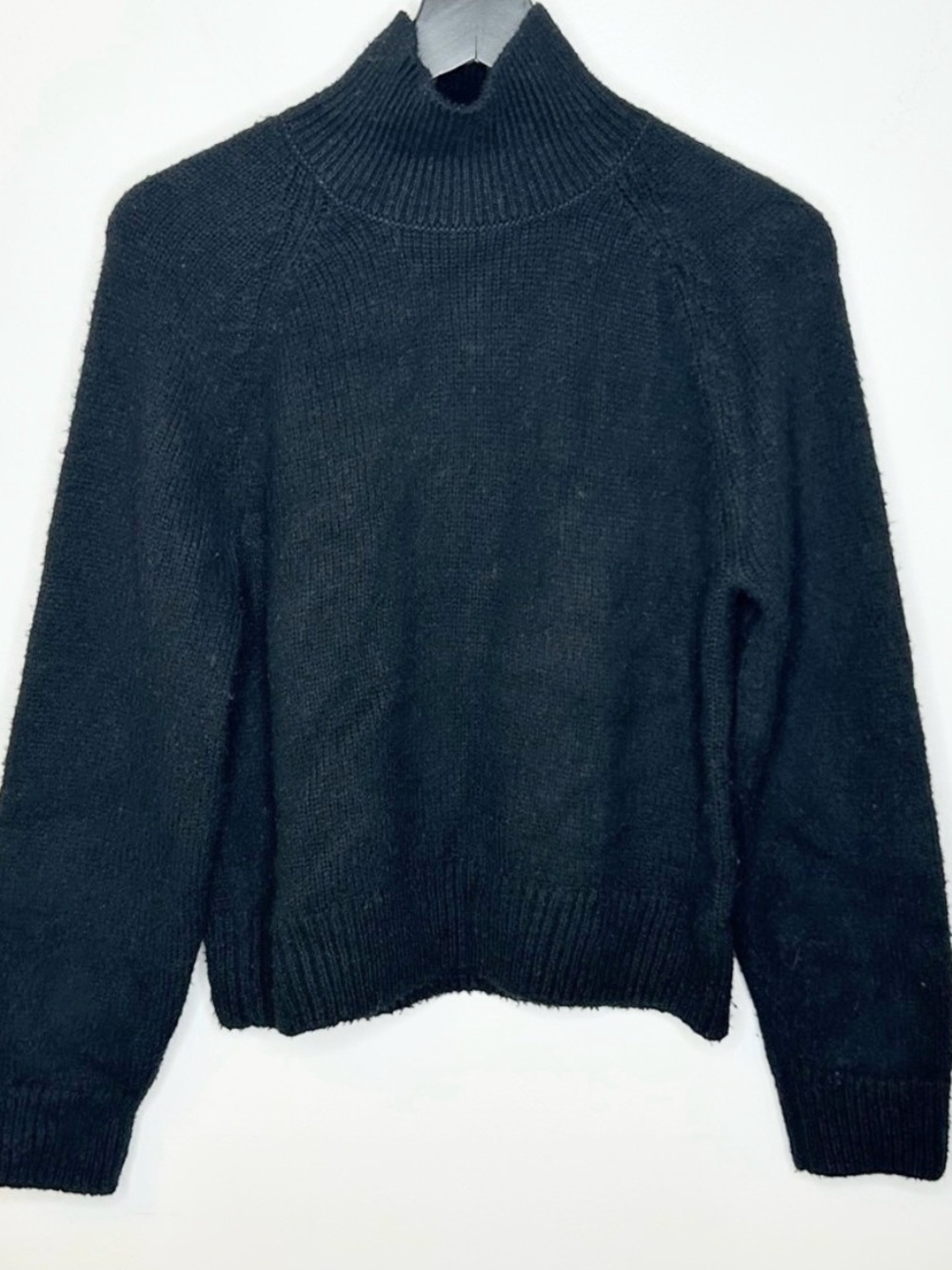 Anine Bing Charlotte Black Cashmere Blend Sweater Size L